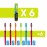 Reach Crystal Clean Toothbrush, Firm Bristles, 1 Count, Pack of 6