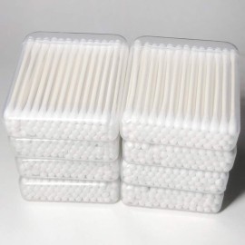 400pcs CGR Organic cotton Swabs, 100% Cotton Double-Tipped, White Paper Sticks(compostable), Travel Pack(8 Pack of 50 Swabs Total) (400) 400pcs CGR Organic cotton Swabs, 100% Cotton Double-Tipped, White Paper Sticks(compostable), Travel Pack(8 Pack of 50 Swabs Total) (400)