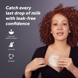 Elvie Catch Milk Collection Shells | Set of Two Discreet Leak-Protection Silicone Cups, Reuse Your Milk| Reusable Breast Shells Collect Up to 1oz | No More Wasted Milk or wasteful Breast Pads Elvie Catch Milk Collection Shells | Set of Two Discreet Leak-Protection Silicone Cups, Reuse Your Milk| Reusable Breast Shells Collect Up to 1oz | No More Wasted Milk or wasteful Breast Pads