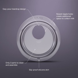 Elvie Catch Milk Collection Shells | Set of Two Discreet Leak-Protection Silicone Cups, Reuse Your Milk| Reusable Breast Shells Collect Up to 1oz | No More Wasted Milk or wasteful Breast Pads Elvie Catch Milk Collection Shells | Set of Two Discreet Leak-Protection Silicone Cups, Reuse Your Milk| Reusable Breast Shells Collect Up to 1oz | No More Wasted Milk or wasteful Breast Pads