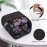 Makeup Brush Case Stand-up Makeup Cup Makeup Brush Holder Travel Professional Cosmetic Bag Artist Storage Bag Large Makeup Brush Bag with Adjustable Divider (Large, Black)