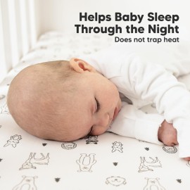 KeaBabies 2-Pack Organic Crib Sheets for Boys, Girls - 52x28 Fitted Crib Mattress Sheet Neutral, Breathable Jersey Cotton Cover for Baby Bed, Toddler Mattress, Soft & Cute Prints (Woodland) KeaBabies 2-Pack Organic Crib Sheets for Boys, Girls - 52x28 Fitted Crib Mattress Sheet Neutral, Breathable Jersey Cotton Cover for Baby Bed, Toddler Mattress, Soft & Cute Prints (Woodland)