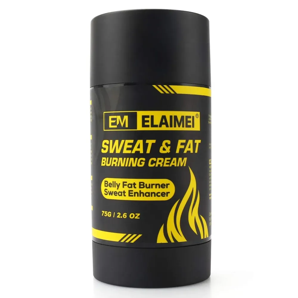 ELAIMEI Fat Burning Sweat Cream, Weight Loss Workout Enhancer Hot Gel for Belly, Slimming / Anti Cellulite Cream for Tummy for Body for Women and Men, Deep Tissue Massage & Muscle ELAIMEI Fat Burning Sweat Cream, Weight Loss Workout Enhancer Hot Gel for Belly, Slimming / Anti Cellulite Cream for Tummy for Body for Women and Men, Deep Tissue Massage & Muscle
