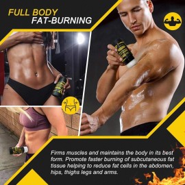 ELAIMEI Fat Burning Sweat Cream, Weight Loss Workout Enhancer Hot Gel for Belly, Slimming / Anti Cellulite Cream for Tummy for Body for Women and Men, Deep Tissue Massage & Muscle ELAIMEI Fat Burning Sweat Cream, Weight Loss Workout Enhancer Hot Gel for Belly, Slimming / Anti Cellulite Cream for Tummy for Body for Women and Men, Deep Tissue Massage & Muscle