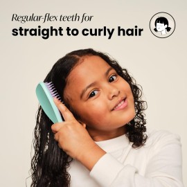 Tangle Teezer Ultimate Detangler Hairbrush, Eliminates Knots & Reduces Breakage, Mini Hair Brush for Travel, Small Hands & All Hair Types, Wisteria Leaf Tangle Teezer Ultimate Detangler Hairbrush, Eliminates Knots & Reduces Breakage, Mini Hair Brush for Travel, Small Hands & All Hair Types, Wisteria Leaf