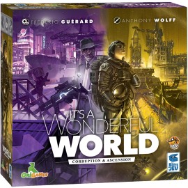It\'s A Wonderful World Corruption & Ascension Board Game Expansion - Expand Your Empire with New Challenges, Ages 14+, 1-7 Players, 30-60 Minute Playtime, Made by Lucky Duck Games