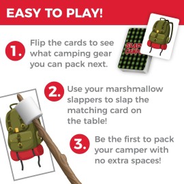 MindWare Slappy Camper Strategy Game - Think Fast and Fill Your Camper - for 2-4 Players - Ages 5 and Up MindWare Slappy Camper Strategy Game - Think Fast and Fill Your Camper - for 2-4 Players - Ages 5 and Up