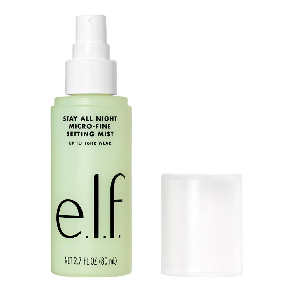 e.l.f. Stay All Night Micro-Fine Setting Mist, Hydrating & Refreshing Makeup Setting Spray For 16HR Wear-time, Vegan & Cruelty-Free, 2.7 Fl Oz e.l.f. Stay All Night Micro-Fine Setting Mist, Hydrating & Refreshing Makeup Setting Spray For 16HR Wear-time, Vegan & Cruelty-Free, 2.7 Fl Oz