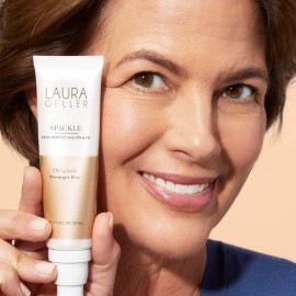 LAURA GELLER NEW YORK Spackle Primer - Champagne Glow - Super-Size 2 Fl Oz - Hyaluronic Acid Makeup Primer for Mature Skin LAURA GELLER NEW YORK Spackle Primer - Champagne Glow - Super-Size 2 Fl Oz - Hyaluronic Acid Makeup Primer for Mature Skin