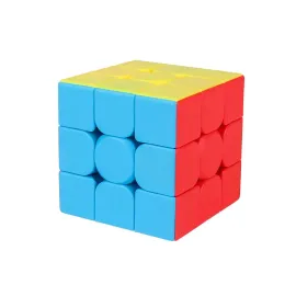 UUWEI 3x3x3 Speed Cube,Stickerless Magic Cube, Smooth Turning Puzzle Box with Anti-Sticky Design, The Most Educational Toy to Effectively Improve Your Child\'s Concentration and responsiveness