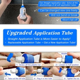 SEKODAY Silicone Treadmill Belt Lubricant/Lube Kit - 8.4 Oz/Performance with 2 Application Tubes and 2 Precision Tip Caps to Controlled Flow - No Odor & No Propellants - Easy to Apply SEKODAY Silicone Treadmill Belt Lubricant/Lube Kit - 8.4 Oz/Performance with 2 Application Tubes and 2 Precision Tip Caps to Controlled Flow - No Odor & No Propellants - Easy to Apply