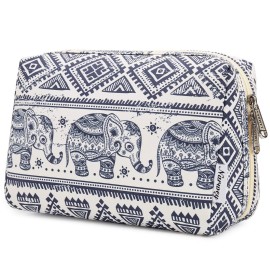Large Makeup Bag Zipper Pouch Travel Cosmetic Organizer for Women (Large, Elephant) Large Makeup Bag Zipper Pouch Travel Cosmetic Organizer for Women (Large, Elephant)
