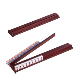 166 American Western Mahjong Set Suitcase Limited Edition Embedded Masterpiece Background in Leather Suitcase The Scream