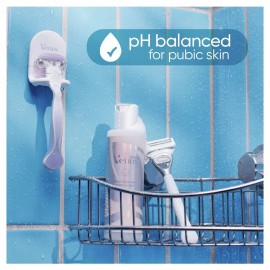 Gillette Venus Intimate Grooming 2in1 Cleanser and Shave Gel for Bikini Pubic Hair and Skin 6.4 Oz Gillette Venus Intimate Grooming 2in1 Cleanser and Shave Gel for Bikini Pubic Hair and Skin 6.4 Oz