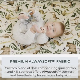 Pobibaby - 2 Pack Premium Fitted Baby Boy Crib Sheets for Standard Crib Mattress - Ultra-Soft Cotton Blend, Safe and Snug, and Stylish Woodland Crib Sheet (Wildlife) Pobibaby - 2 Pack Premium Fitted Baby Boy Crib Sheets for Standard Crib Mattress - Ultra-Soft Cotton Blend, Safe and Snug, and Stylish Woodland Crib Sheet (Wildlife)
