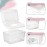 Whiidoom Wipes Dispenser, One-Handed Operation Wipe Holder for Baby & Adult, Seal-Designed Wipes Container for Bathroom Keep Diaper Wipes Fresh (White)