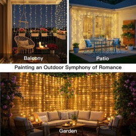 suddus Curtain Lights for Bedroom, 200 Led Hanging String Lights Outdoor, Fairy Curtain Light Indoor for Christmas, Dorm, Wall, Backdrop, Window, Wedding, Party, Brithday Decor, Warm White suddus Curtain Lights for Bedroom, 200 Led Hanging String Lights Outdoor, Fairy Curtain Light Indoor for Christmas, Dorm, Wall, Backdrop, Window, Wedding, Party, Brithday Decor, Warm White