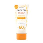Aveeno Protect + Hydrate Moisturizing Body Sunscreen Lotion with Broad Spectrum SPF 60 & Prebiotic Oat, Weightless & Refreshing Feel, Paraben-Free, Oil-Free, Oxybenzone-Free, 3.0 fl. oz