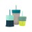 Boon Snug Silicone Sippy Cup Lids and Straws - Includes 3 Lids and 3 Straws - Convert Any Kids Cups or Toddler Cups into Straw Sippy Cups - Toddler Feeding Supplies and Travel Essentials - Green