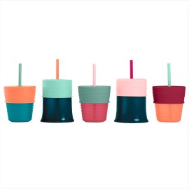 Boon Snug Silicone Sippy Cup Lids and Straws - Includes 3 Lids and 3 Straws - Convert Any Kids Cups or Toddler Cups into Straw Sippy Cups - Toddler Feeding Supplies and Travel Essentials - Green Boon Snug Silicone Sippy Cup Lids and Straws - Includes 3 Lids and 3 Straws - Convert Any Kids Cups or Toddler Cups into Straw Sippy Cups - Toddler Feeding Supplies and Travel Essentials - Green