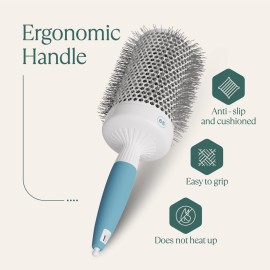Extra Large Round Hair Brush - Ceramic Round Brush for Precise Styling and Perfect Blowout - Ionic Barrel Brush Lightweight Round Brushes for Blow Drying - Blow Dry Hair Brush(65mm)(not electrical) Extra Large Round Hair Brush - Ceramic Round Brush for Precise Styling and Perfect Blowout - Ionic Barrel Brush Lightweight Round Brushes for Blow Drying - Blow Dry Hair Brush(65mm)(not electrical)