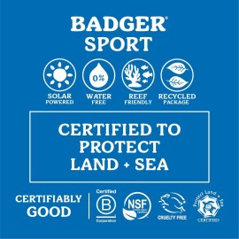 Badger Reef Safe Sunscreen Tin, Unscented SPF 40 Sport Mineral Sunscreen, 98% Organic, 80min Water Resistant Travel Size Hawaii Approved, 2.4 oz Tin Badger Reef Safe Sunscreen Tin, Unscented SPF 40 Sport Mineral Sunscreen, 98% Organic, 80min Water Resistant Travel Size Hawaii Approved, 2.4 oz Tin