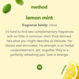 Method Foaming Hand Soap, Lemon Mint, Biodegradable Formula, 10 fl oz (Pack of 3) Method Foaming Hand Soap, Lemon Mint, Biodegradable Formula, 10 fl oz (Pack of 3)