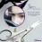 Stelone Multi Purpose Cuticle Scissors Stainless Steel Curved Blade Little Manicure and Eyebrow Scissors for Women, Cosmetic & Brow Scissors for Facial Hair & Eyelash Trimming