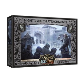 A Song of Ice and Fire Tabletop Miniatures Game Night\'s Watch Attachments I BOX SET - Strengthen Your Defenders! Strategy Game for Adults, Ages 14+, 2+ Players, 45-60 Minute Playtime, Made by CMON