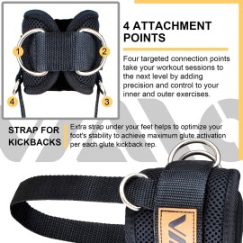 VAIIO Ankle Straps for Cable Machines,Adjustable Comfort fit Neoprene, Reinforce Double D-Ring - Premium Ankle Cuffs to Improve Abdominal Muscles, Lift The Butts, Tone The Legs for Men & Women VAIIO Ankle Straps for Cable Machines,Adjustable Comfort fit Neoprene, Reinforce Double D-Ring - Premium Ankle Cuffs to Improve Abdominal Muscles, Lift The Butts, Tone The Legs for Men & Women