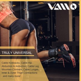 VAIIO Ankle Straps for Cable Machines,Adjustable Comfort fit Neoprene, Reinforce Double D-Ring - Premium Ankle Cuffs to Improve Abdominal Muscles, Lift The Butts, Tone The Legs for Men & Women VAIIO Ankle Straps for Cable Machines,Adjustable Comfort fit Neoprene, Reinforce Double D-Ring - Premium Ankle Cuffs to Improve Abdominal Muscles, Lift The Butts, Tone The Legs for Men & Women