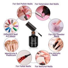 Beetles Nail Foil Glue Gel for Transfer Stickers - 15ML Manicure DIY Art Gel - LED Lamp Required