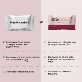 The Whole Truth - Protein Bars | All-in-One | Pack of 6 x 52 g each | No Added Sugar | No Preservatives | No Artificial Sweeteners | No Gluten or Soy | All Natural Ingredients | Six Different Flavours The Whole Truth - Protein Bars | All-in-One | Pack of 6 x 52 g each | No Added Sugar | No Preservatives | No Artificial Sweeteners | No Gluten or Soy | All Natural Ingredients | Six Different Flavours