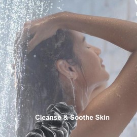 SHOWER BOUQUET Loofah-Charcoal Back-Scrubber 2-Pack // Long-Handle Bath-Sponge Brush/Extra Large Soft Mesh Loofa-Lufa-Loufa for Men & Women - Exfoliate with Full Pure Cleanse in Bathing Accessories SHOWER BOUQUET Loofah-Charcoal Back-Scrubber 2-Pack // Long-Handle Bath-Sponge Brush/Extra Large Soft Mesh Loofa-Lufa-Loufa for Men & Women - Exfoliate with Full Pure Cleanse in Bathing Accessories