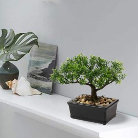 Artificial Bonsai Tree Juniper Faux Plants Indoor Small Fake Plants Decor with Ceramic Pots for Home Table Office Desk Bathroom Shelf Bedroom Living Room Farmhouse Decorations Artificial Bonsai Tree Juniper Faux Plants Indoor Small Fake Plants Decor with Ceramic Pots for Home Table Office Desk Bathroom Shelf Bedroom Living Room Farmhouse Decorations