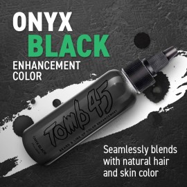 Tomb 45 NO DRIP Enhancement Color (Onyx Black) | Hair Enhancer For Beard & Lineup | Water Resistant Hairline Filler Spray | Barber Beard Liner For Thicker & Fuller Hairstyling Tomb 45 NO DRIP Enhancement Color (Onyx Black) | Hair Enhancer For Beard & Lineup | Water Resistant Hairline Filler Spray | Barber Beard Liner For Thicker & Fuller Hairstyling