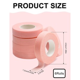 fenshine 6 Rolls Micropore Medical Tape for Eyelash Extension, Adhesive Fabric Tape For for Eyelash Extension Supply fenshine 6 Rolls Micropore Medical Tape for Eyelash Extension, Adhesive Fabric Tape For for Eyelash Extension Supply