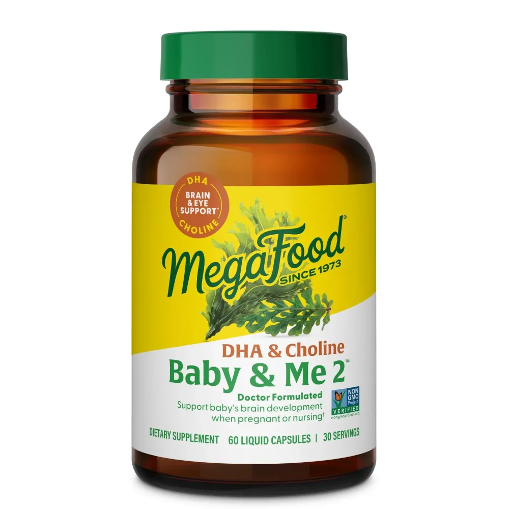 MEGAFOOD Baby & Me 2 DHA & Choline Prenatal, 60 CT MEGAFOOD Baby & Me 2 DHA & Choline Prenatal, 60 CT