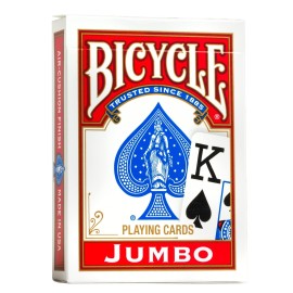 Bicycle Playing Cards, Jumbo Index, 12 Pack,Red & Blue Bicycle Playing Cards, Jumbo Index, 12 Pack,Red & Blue
