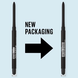 Maybelline Tattoo Studio Automatic Gel Pencil Waterproof Eyeliner, Blendable, Smudge Resistant, Matte Eyeliner For Up To 36HR Wear, Pitch Black (Smokey Black), Packaging May Vary Maybelline Tattoo Studio Automatic Gel Pencil Waterproof Eyeliner, Blendable, Smudge Resistant, Matte Eyeliner For Up To 36HR Wear, Pitch Black (Smokey Black), Packaging May Vary