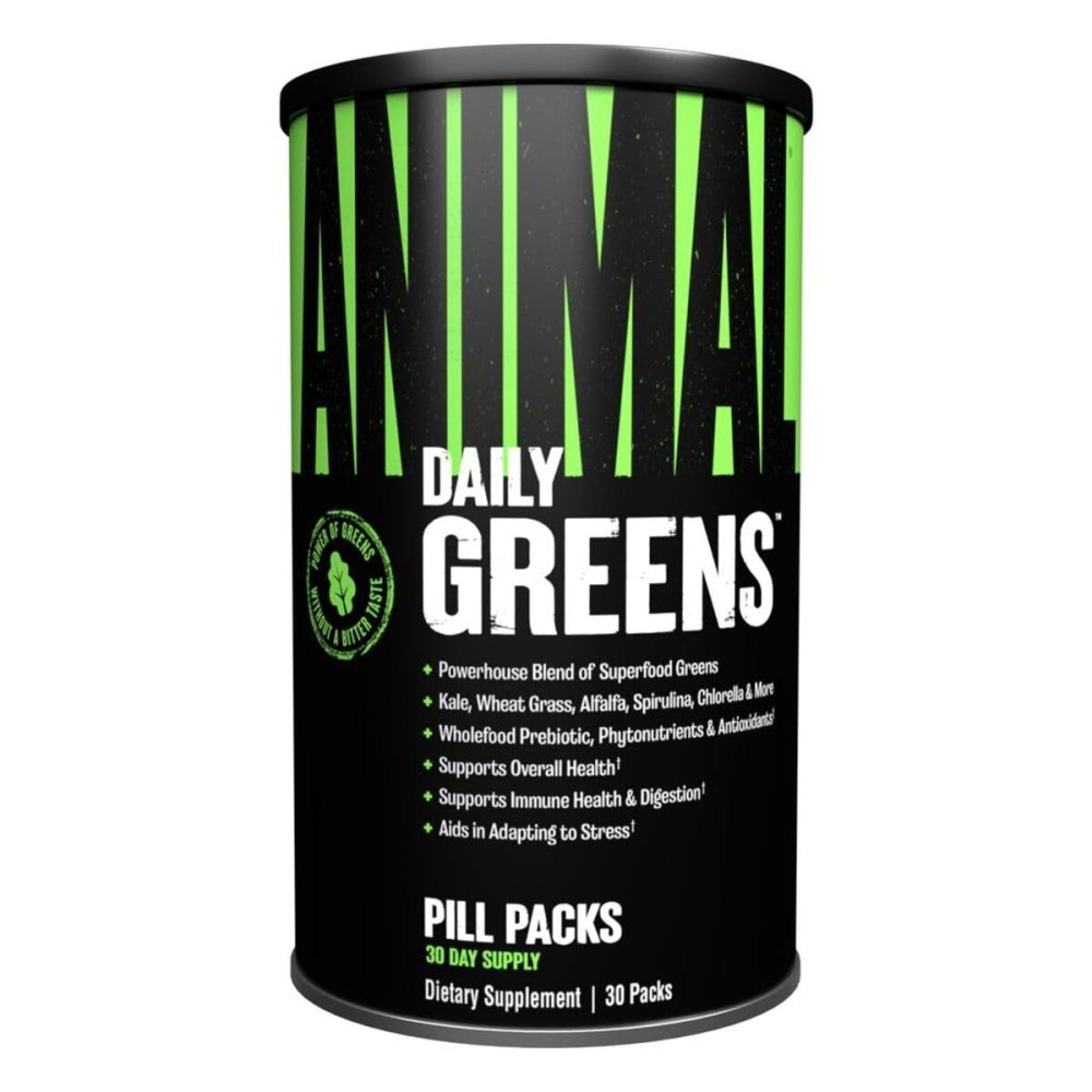 Animal Daily Greens Pill Packs - Kale, Wheat Grass, Alfalfa & More - Convenient Prebiotic and Probiotic Superfood Blend for Superior Digestion, Gut Health, and Immunity For Men & Women - 30 Day Supply Animal Daily Greens Pill Packs - Kale, Wheat Grass, Alfalfa & More - Convenient Prebiotic and Probiotic Superfood Blend for Superior Digestion, Gut Health, and Immunity For Men & Women - 30 Day Supply