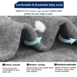 SkiBeaut Toddlers Ankle Boy Socks- 12 Pairs Non Slip Kids Low Cut Toddler Boys Girls Grips Anti Skid Sticky Socks 12-36 Months 1-3 Years Old SkiBeaut Toddlers Ankle Boy Socks- 12 Pairs Non Slip Kids Low Cut Toddler Boys Girls Grips Anti Skid Sticky Socks 12-36 Months 1-3 Years Old