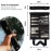 Sondergut Roll-up Portable Suede Backgammon Game Set - for Adults & Children - Ideal for RV Travel, Cruise, Airplane, Camping, Backpacking, Road Trips, Etc. Multiple Colors (Black)