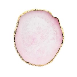 JASSINS Resin Nail Art Palette,Nail Art Painting Mixed Color Palette Gold Edge Nail Gel Color Makeup Display Board (Pink) JASSINS Resin Nail Art Palette,Nail Art Painting Mixed Color Palette Gold Edge Nail Gel Color Makeup Display Board (Pink)