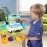 FS Pretend Play Cash Register Toys with Scanner, Calculator, Large Drawer, Microphone, Play Food, Supermarket Cashier Register Toy, Pre-School Gift for Kids, Toddlers, Boys & Girls, Ages 3 4 5 6 7 8