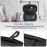 Purevave Compact Mens Toiletry Travel Bag Hanging, Mens Dopp Kit for Travel Waterproof, Wash Pouch Black