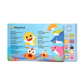 Baby Shark Nursery Rhymes 10 Button Sound Book| Learning & Education Toys | Interactive Baby Books for Toddlers 1-3 | Gifts for Boys & Girls Baby Shark Nursery Rhymes 10 Button Sound Book| Learning & Education Toys | Interactive Baby Books for Toddlers 1-3 | Gifts for Boys & Girls