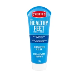 O\'Keeffe\'s for Healthy Feet Foot Cream - 7 oz Tube (1 Pack) - Guaranteed Relief for Extremely Cracked, Dry Feet, Repairing Skincare, Instantly Boosts and Retains Moisture Levels