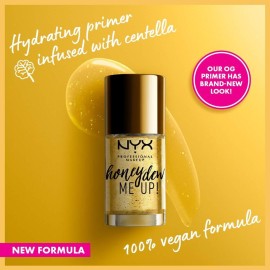 NYX PROFESSIONAL MAKEUP Honeydew Me Up Face Primer, NEW Vegan Formula NYX PROFESSIONAL MAKEUP Honeydew Me Up Face Primer, NEW Vegan Formula