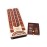 House of Cribbage - 4 Track Continuous Cribbage Board Inlaid in Bloodwood - Size: 13.5 Inches - Storage Drawer for Cribbage Pegs and Score Marking Fields for Skunks, Corners and Won Games
